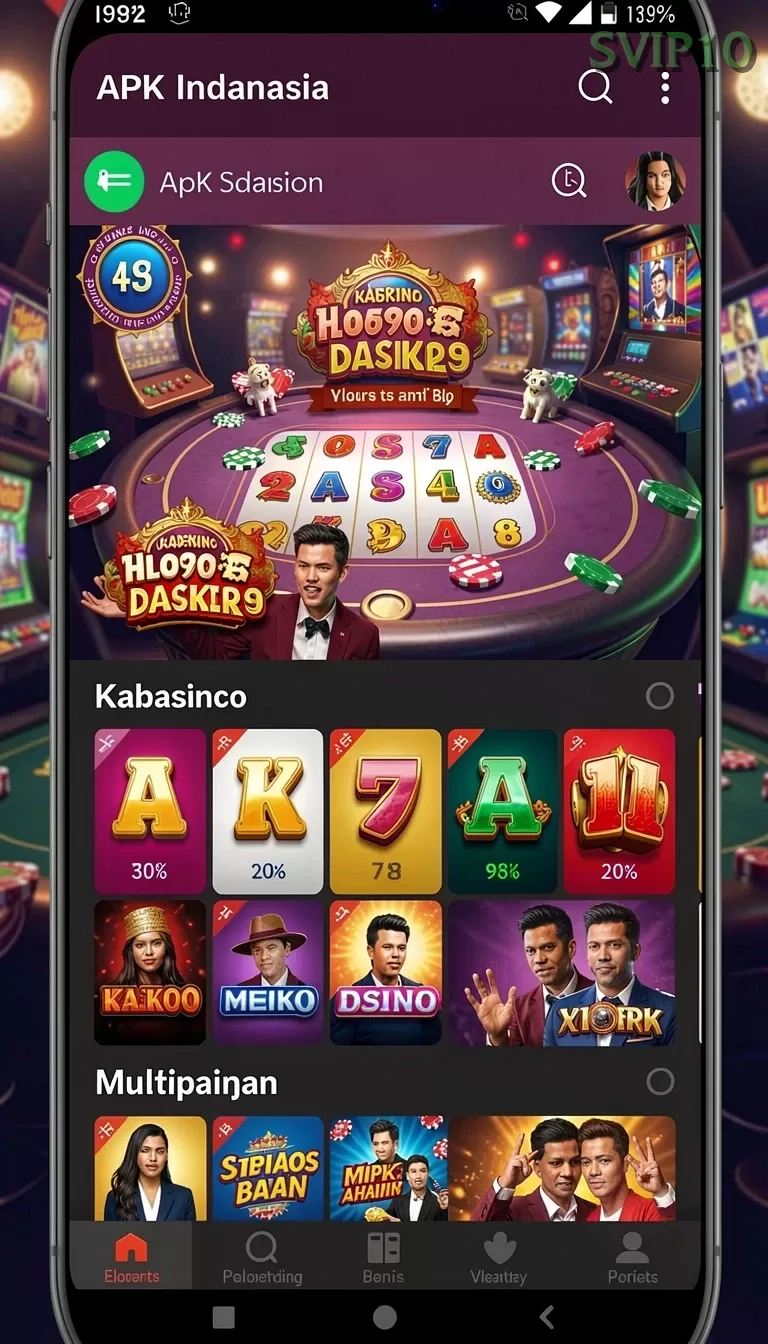 Cuplikan layar KRISNA96 — menu navigasi