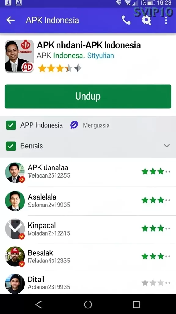 Cuplikan layar ASG55 — aktivitas