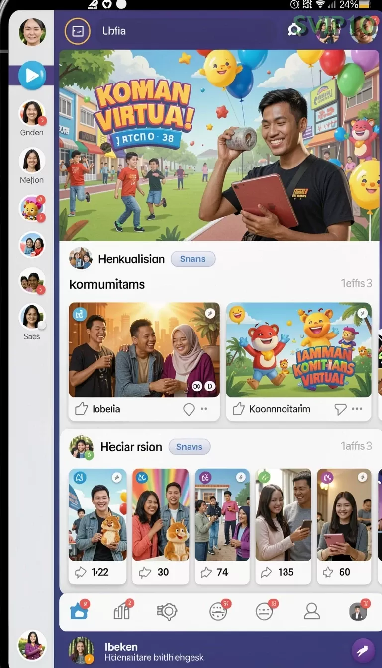 Cuplikan layar KRISNA96 — halaman utama