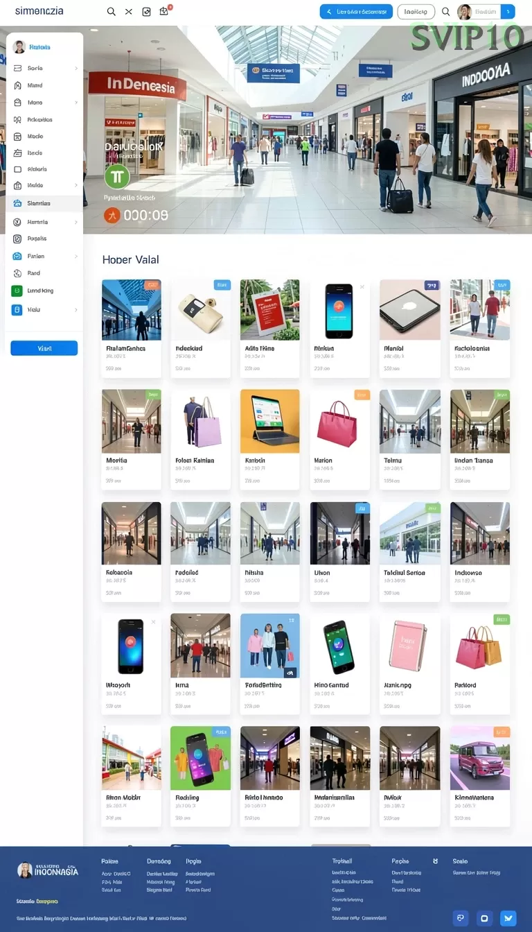Cuplikan layar VT87 — menu navigasi