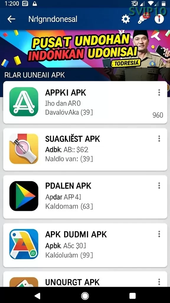 Cuplikan layar PRIMA77 — aktivitas
