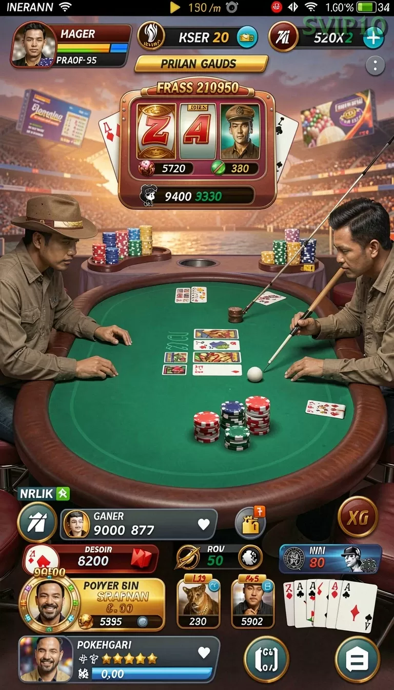 Cuplikan layar BOS88 — menu navigasi